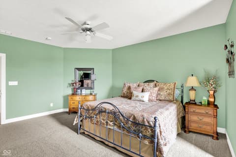 Bedroom at 523 S 700 E, Whitestown, IN