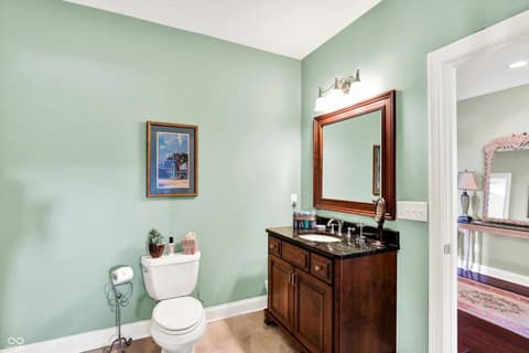 Bathroom at 523 S 700 E, Whitestown, IN