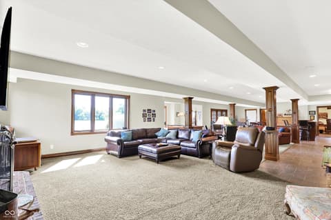Living room at 523 S 700 E, Whitestown, IN
