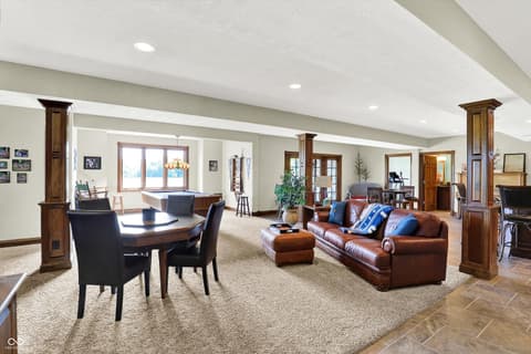 Living room at 523 S 700 E, Whitestown, IN