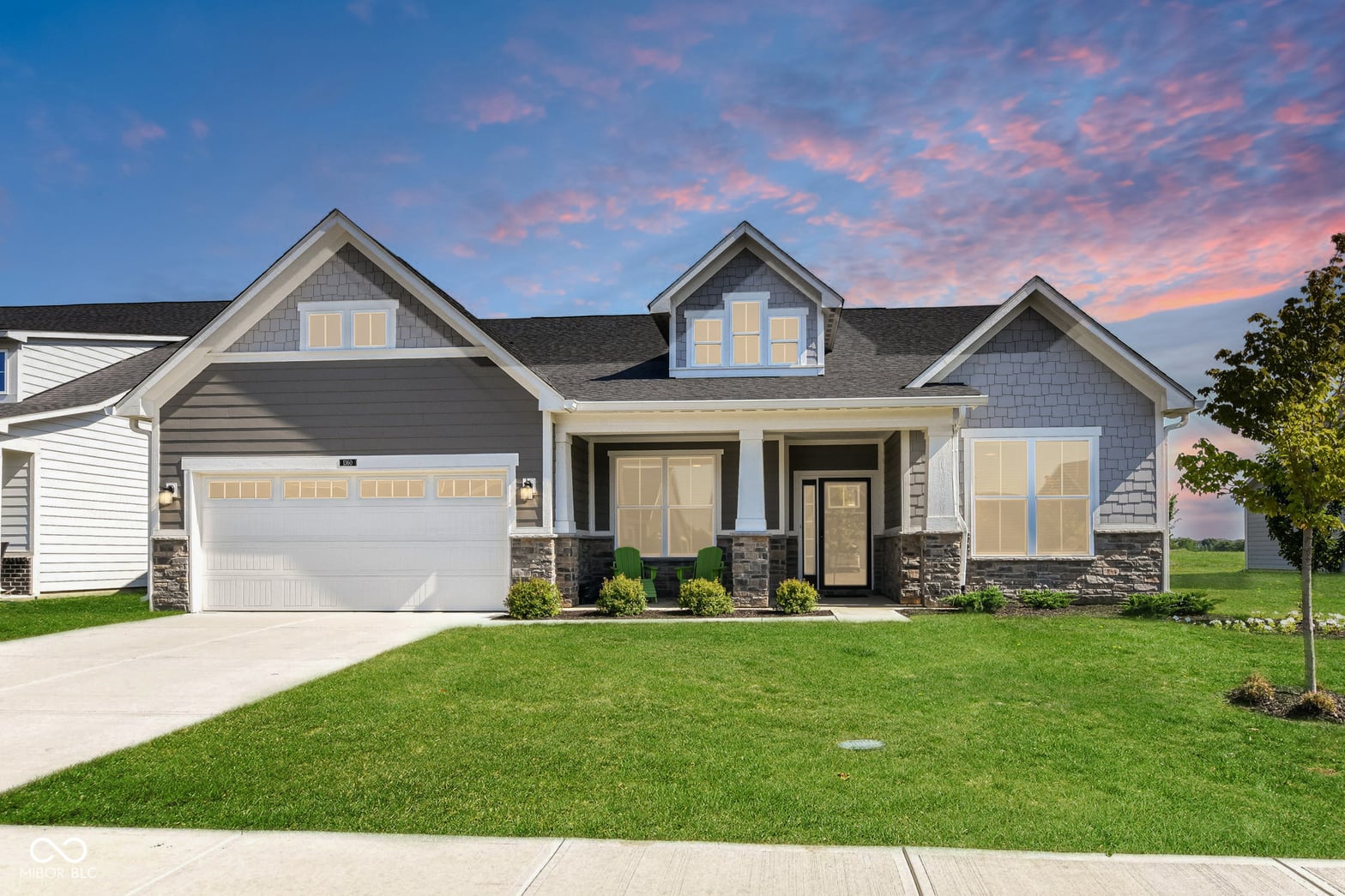 Front exterior at 1360 Petit Verdot Drive, Westfield, IN