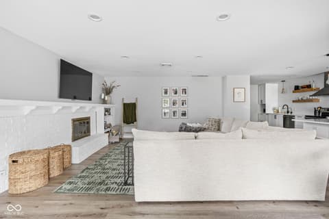 Living room at 612 Kinzer Avenue, Carmel, IN