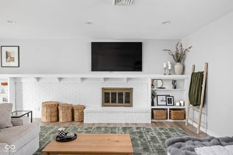 Living room at 612 Kinzer Avenue, Carmel, IN