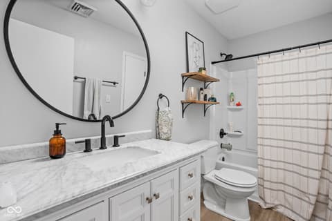 Bathroom at 612 Kinzer Avenue, Carmel, IN
