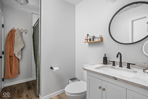 Bathroom at 612 Kinzer Avenue, Carmel, IN