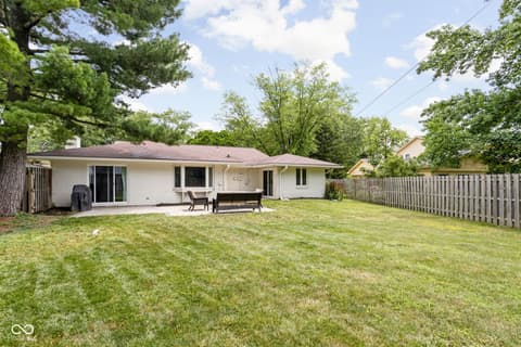 Backyard at 612 Kinzer Avenue, Carmel, IN