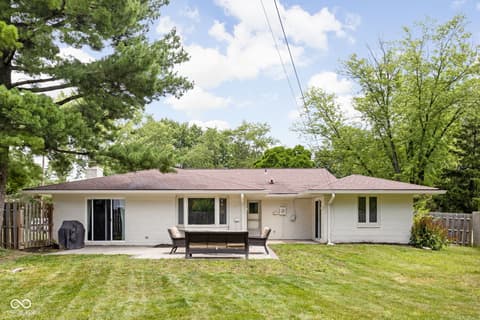 Backyard at 612 Kinzer Avenue, Carmel, IN