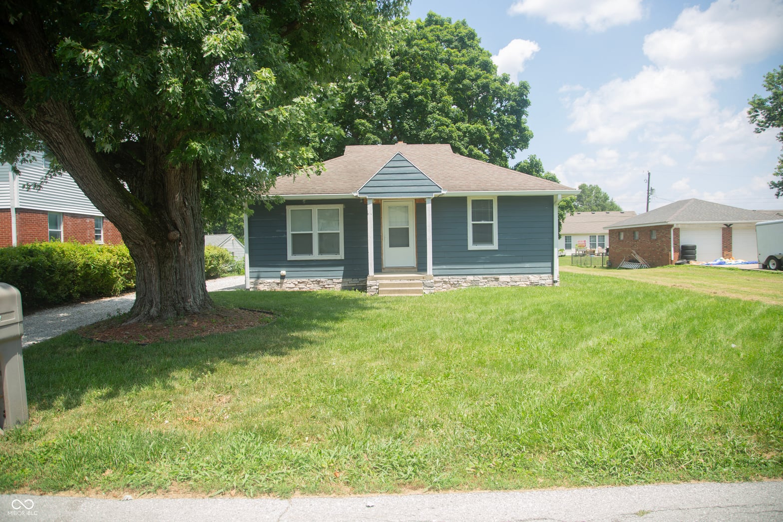 Front exterior at 12 E North Street, New Palestine, IN
