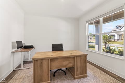 Home office at 1438 Chatham Hills Boulevard, Westfield, IN