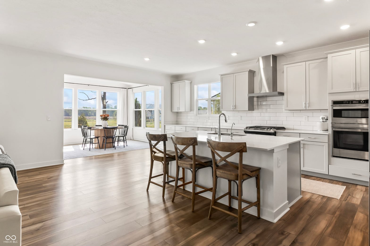 Kitchen at 1438 Chatham Hills Boulevard, Westfield, IN — Bright modern kitchen with island and scenic views.