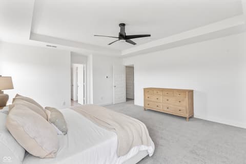 Primary bedroom at 1438 Chatham Hills Boulevard, Westfield, IN