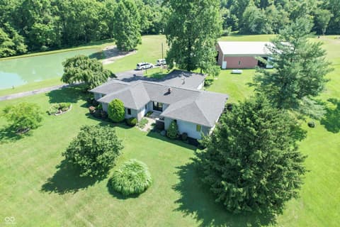 Aerial view at 1000 E County Road 55 S, North Vernon, IN