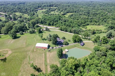 Aerial view at 1000 E County Road 55 S, North Vernon, IN