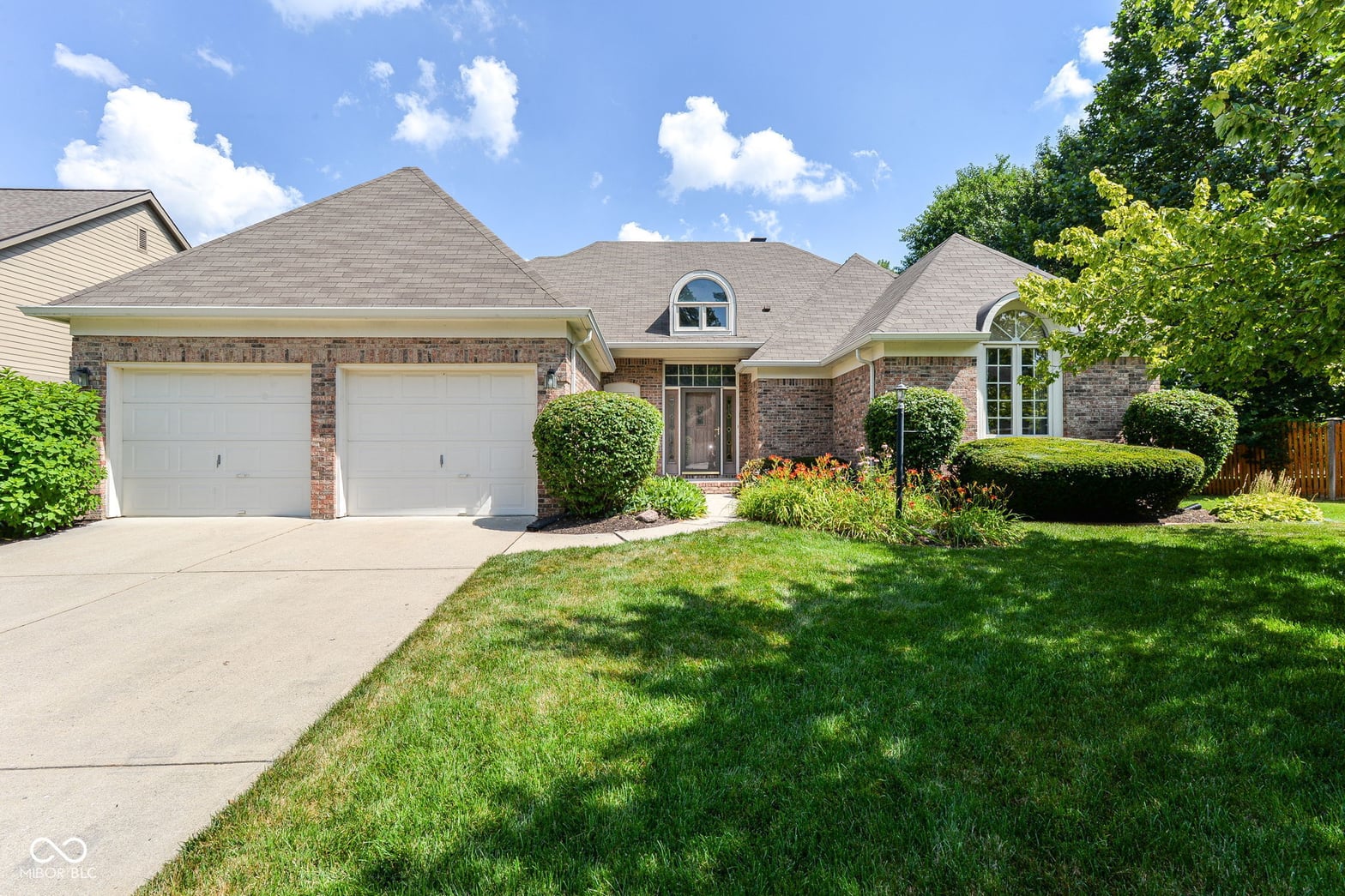 Front exterior at 5196 Clear Lake Court, Carmel, IN