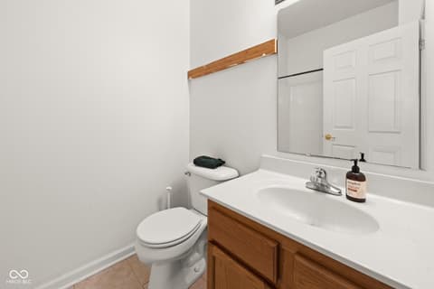 Bathroom at 1064 Laurelwood Lane, Greenwood, IN