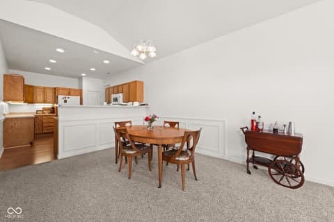 Dining room at 1064 Laurelwood Lane, Greenwood, IN