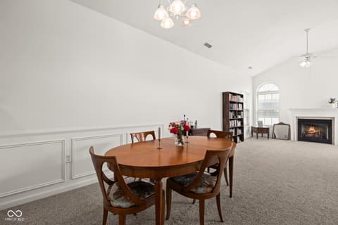 Dining room at 1064 Laurelwood Lane, Greenwood, IN