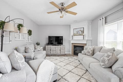 Living room at 2025 W Morse Drive, Cicero, IN