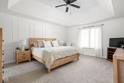 Primary bedroom at 2025 W Morse Drive, Cicero, IN