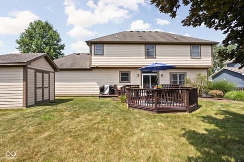 Backyard at 2025 W Morse Drive, Cicero, IN