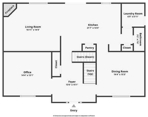 Floor Plan — 2025 W Morse Drive, Cicero, IN