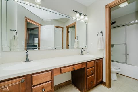 Bathroom at 7178 Lockford Walk N, Avon, IN