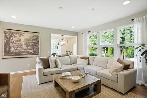 Living room at 13034 Blalock Drive, Fishers, IN