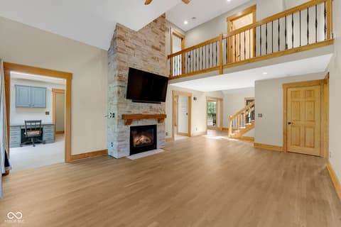 Living room at 4680 S 1000 W, Rensselaer, IN