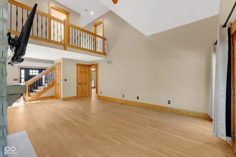 Living room at 4680 S 1000 W, Rensselaer, IN