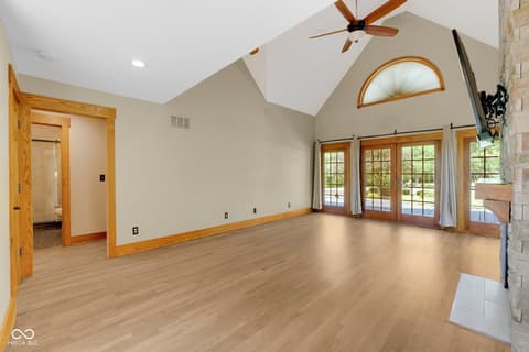 Living room at 4680 S 1000 W, Rensselaer, IN