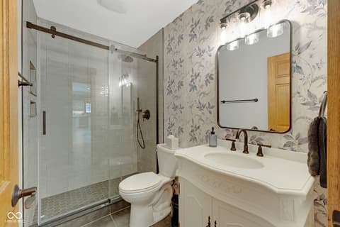 Bathroom at 4680 S 1000 W, Rensselaer, IN