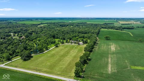 Aerial view at 4680 S 1000 W, Rensselaer, IN