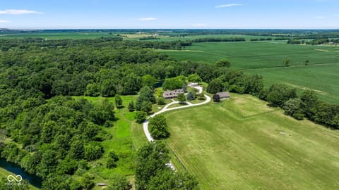 Aerial view at 4680 S 1000 W, Rensselaer, IN
