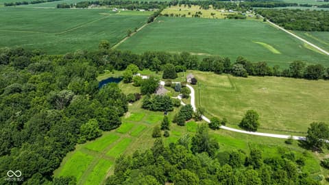 Aerial view at 4680 S 1000 W, Rensselaer, IN