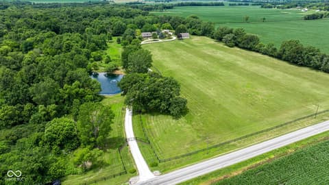 Aerial view at 4680 S 1000 W, Rensselaer, IN