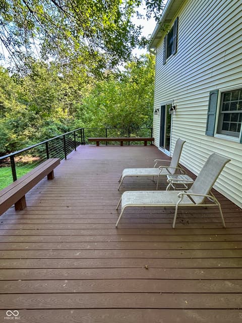 Outdoor living area at 5488 N German Church Road, Indianapolis, IN