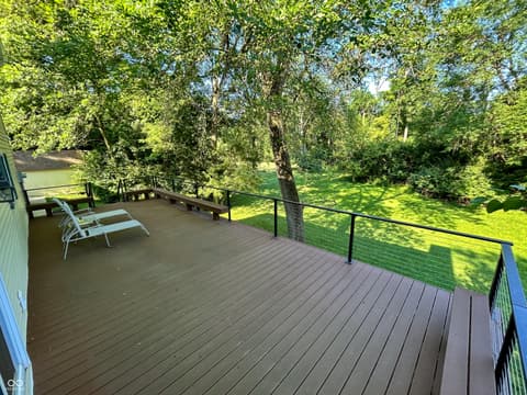 Outdoor living area at 5488 N German Church Road, Indianapolis, IN