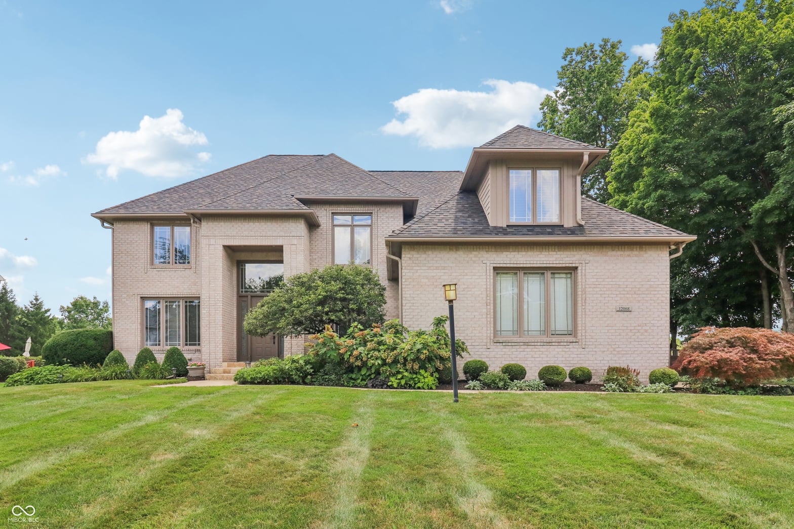 Front exterior at 12068 Bayhill Drive, Carmel, IN