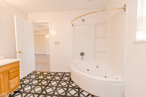 Primary bathroom at 4729 Hittle Drive, Indianapolis, IN