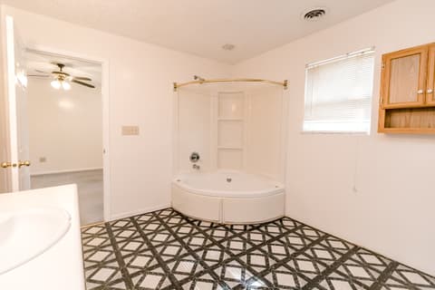 Primary bathroom at 4729 Hittle Drive, Indianapolis, IN