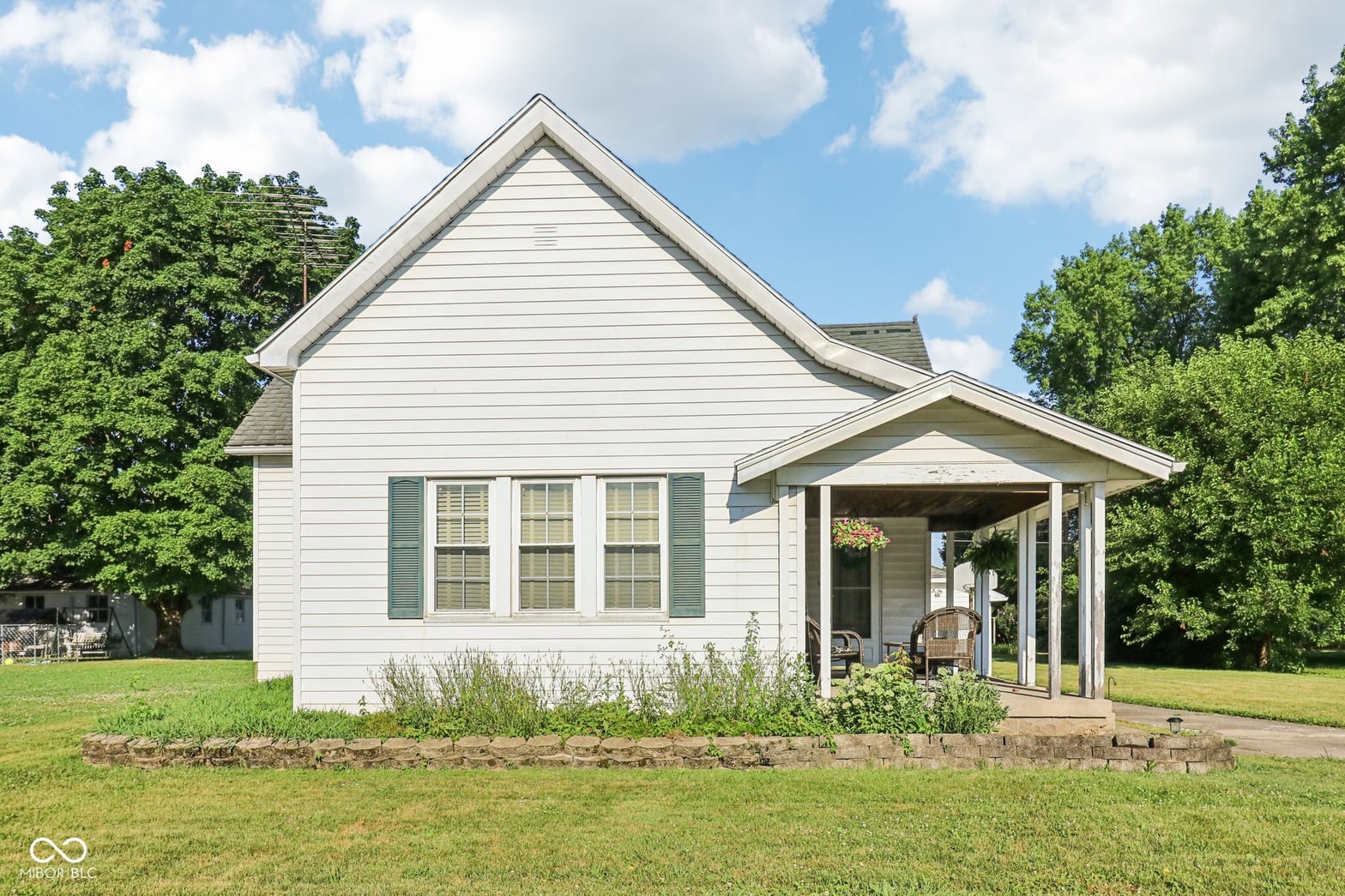 Front exterior at 125 Pennsylvania Street, Shirley, IN
