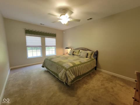 Primary bedroom at 1096 Shadow Ridge Road, Carmel, IN