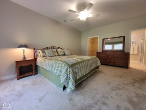Primary bedroom at 1096 Shadow Ridge Road, Carmel, IN