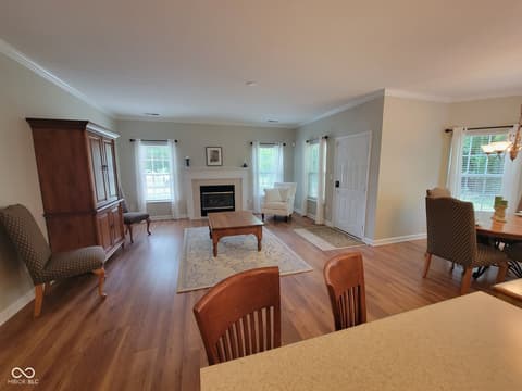 Living room at 1096 Shadow Ridge Road, Carmel, IN