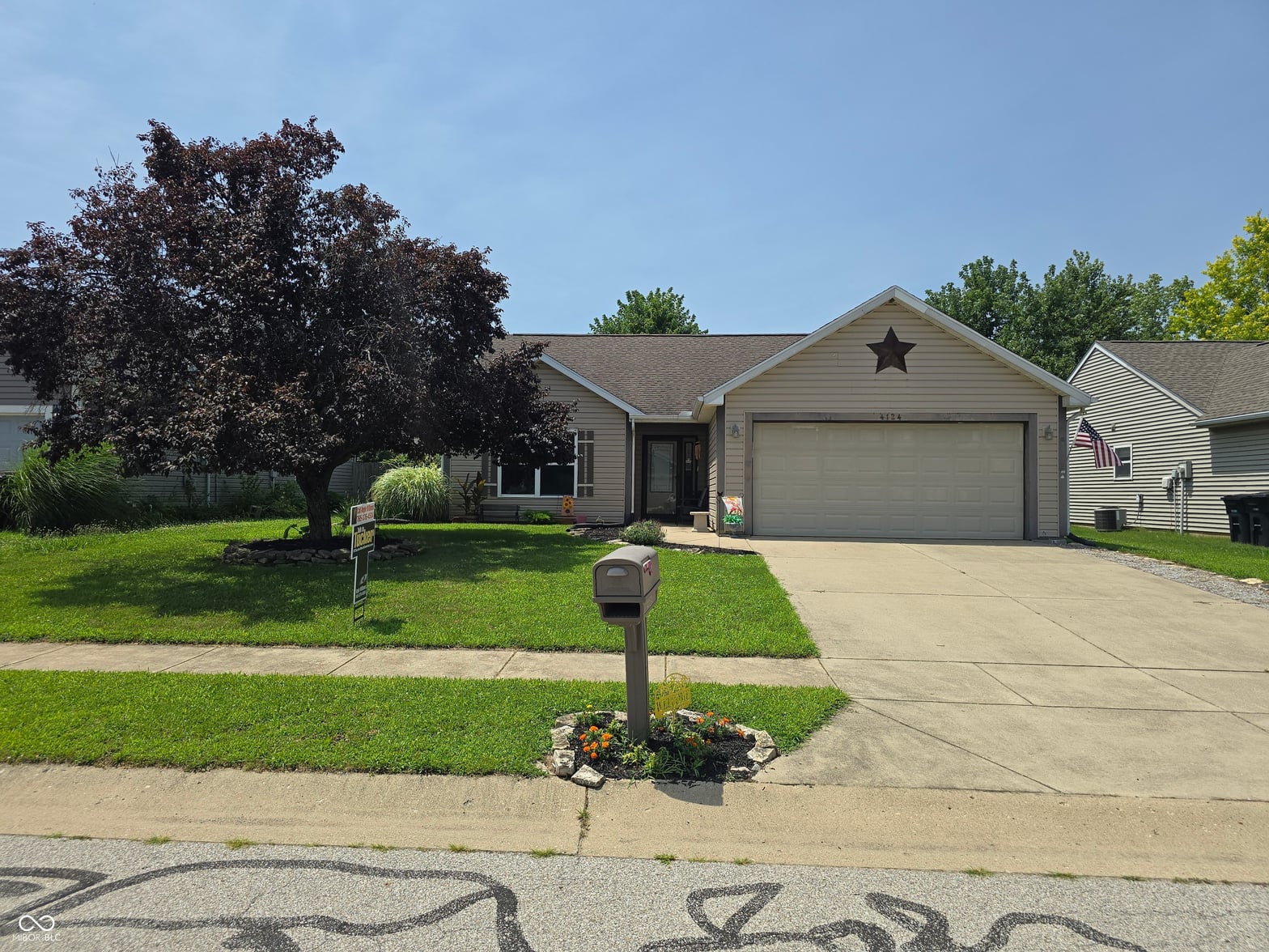 Front exterior at 4124 Lofton Drive, Lafayette, IN