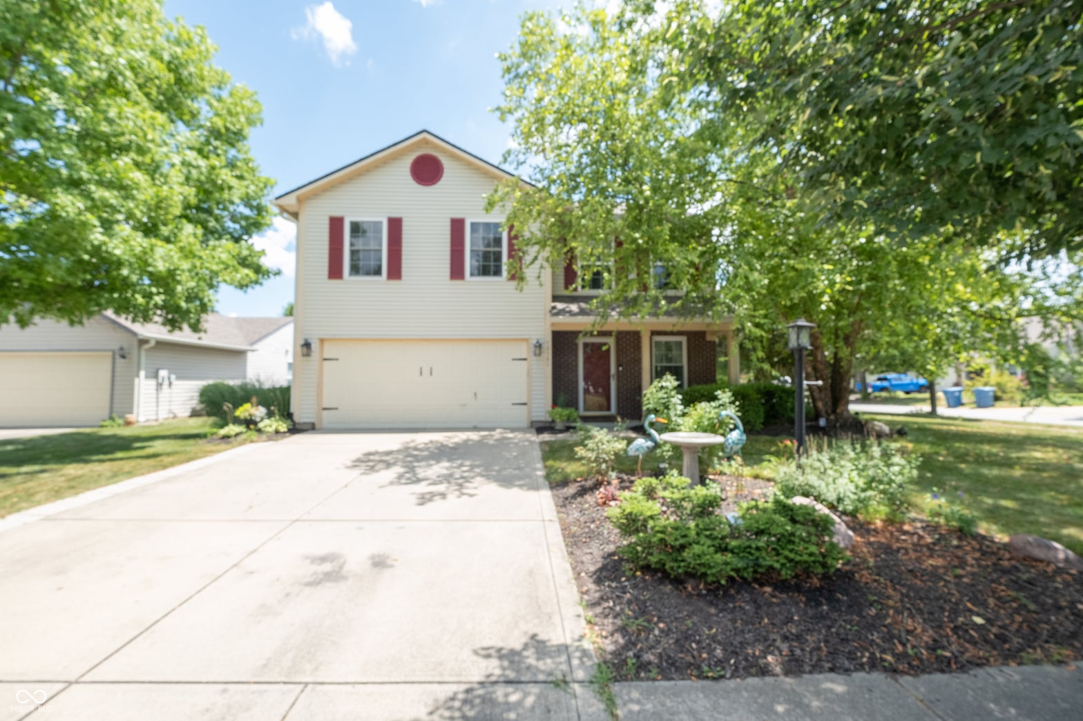 Front exterior at 10301 Cerulean Drive, Noblesville, IN