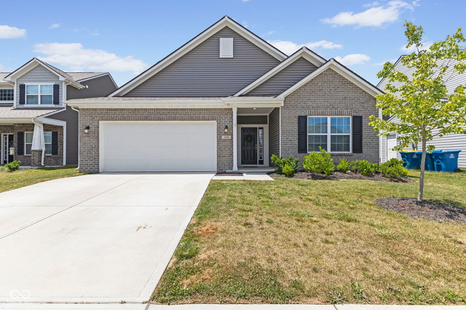 Front exterior at 1448 Willow Tree Lane, Sheridan, IN