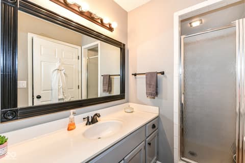 Bathroom at 4646 Lambeth Walk, Carmel, IN