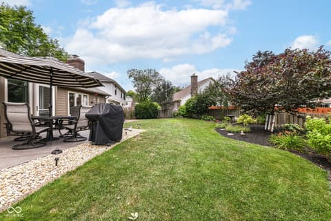 Yard at 4646 Lambeth Walk, Carmel, IN