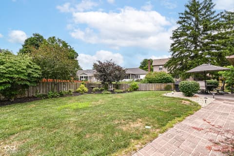 Yard at 4646 Lambeth Walk, Carmel, IN
